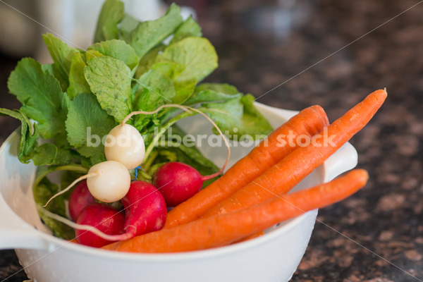 Intuitive Eating Stock Image: Kitchen Counter with a Variety of Food - Body Liberation Photos