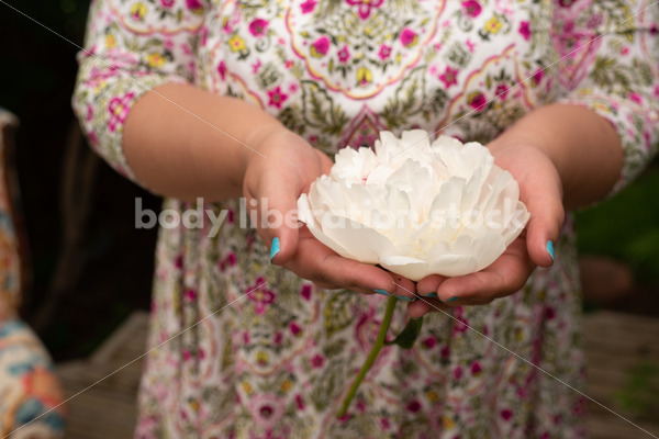 Plus-Size Woman at Tea Party - Body Liberation Photos