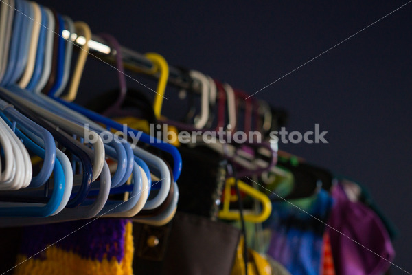 Plus size clothing on rack - Body Liberation Photos