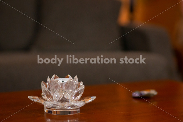 Alternative Healing and Massage Therapy Waiting Room Stock Photo