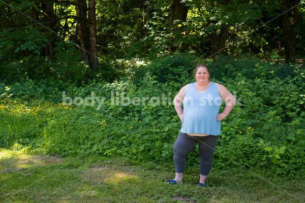Health at Every Size Stock Photo: Confident Woman Recovering from Eating Disorder - Body Liberation Photos