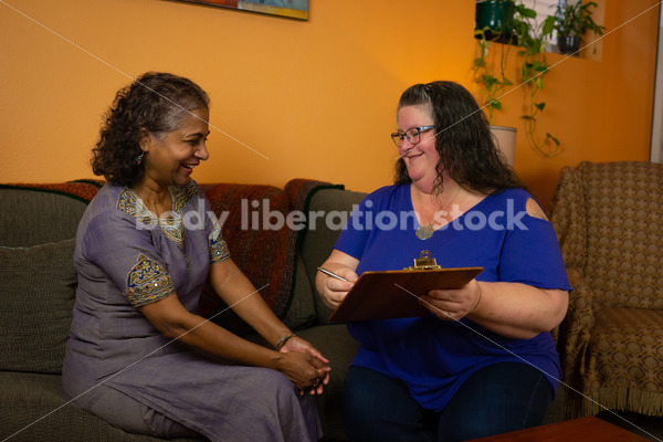 Small Business Healthcare Stock Photo: Client in Waiting Room