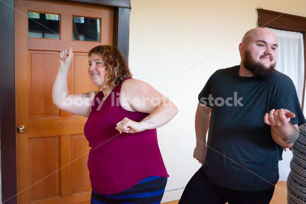 Stock Photo: Fat and Diverse Dance and Movement Class - Body positive stock and client photography + more | Seattle