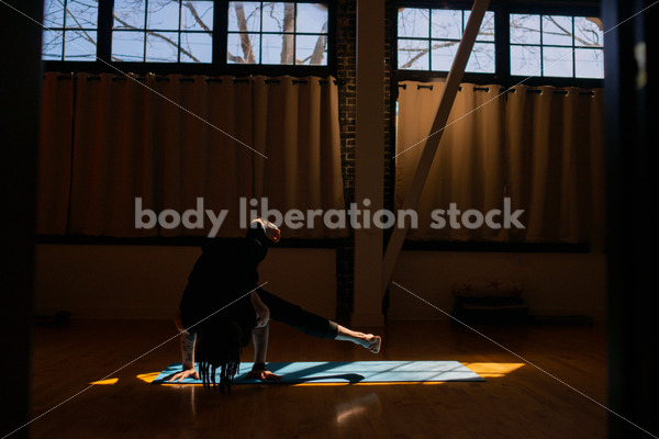 Diverse Yoga Stock Photo: Solo Pose in Studio - Body positive stock and client photography + more | Seattle