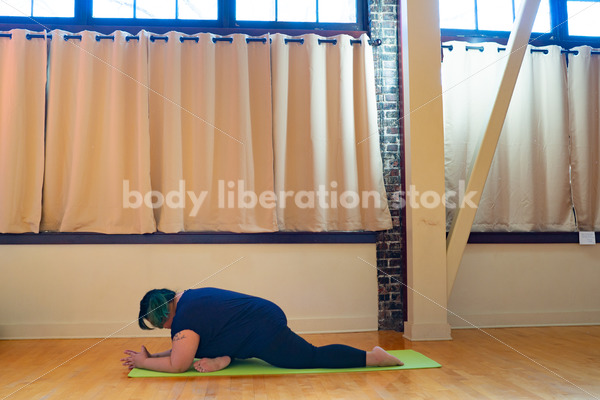 Plus-Size Stock Photo: Yoga Pose - Body positive stock and client photography + more | Seattle