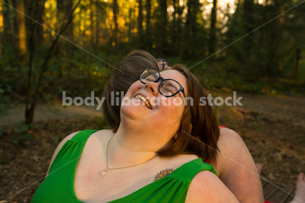 Connection Stock Photo: Friends in Sunny Forest